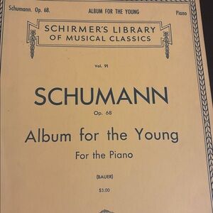 Schumann Album for the Young Piano Sheet Music vol 91